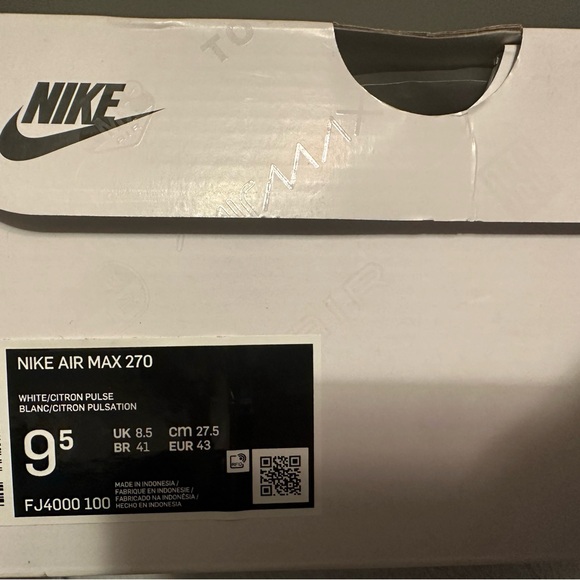 Nike Men’s Sneakers White Blue Yellow main image 4